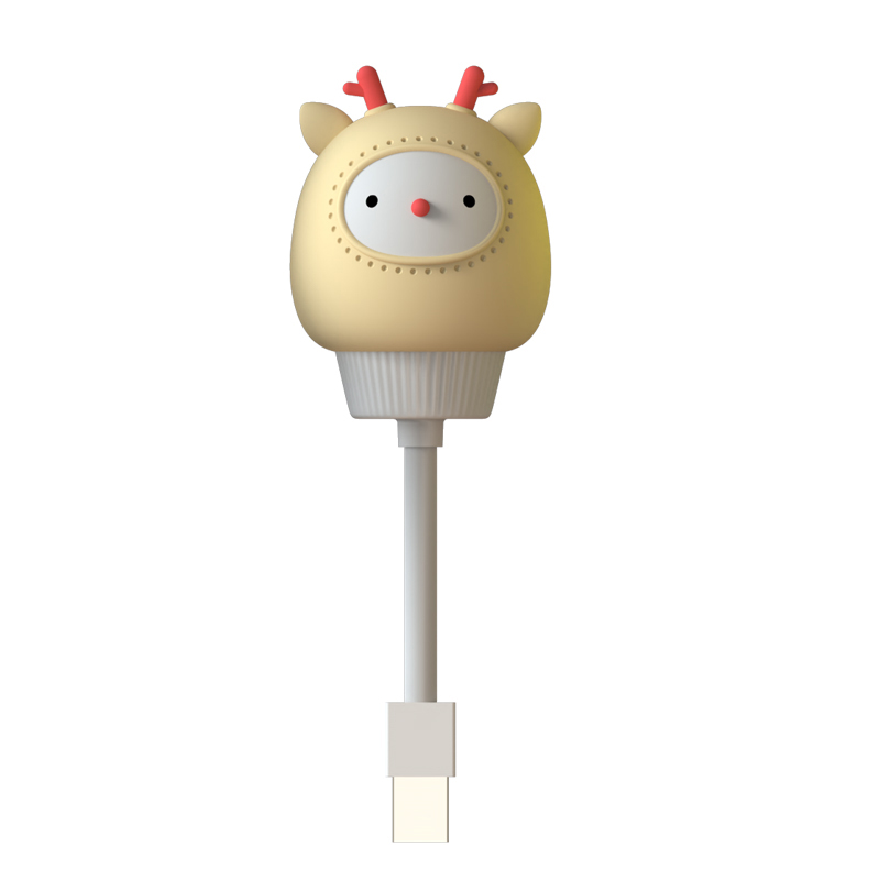 Đèn ngủ BoHA cắm USB, Con Nai đèn dùng làm việc trên lap top vào đêm, dèn ngủ dễ thương