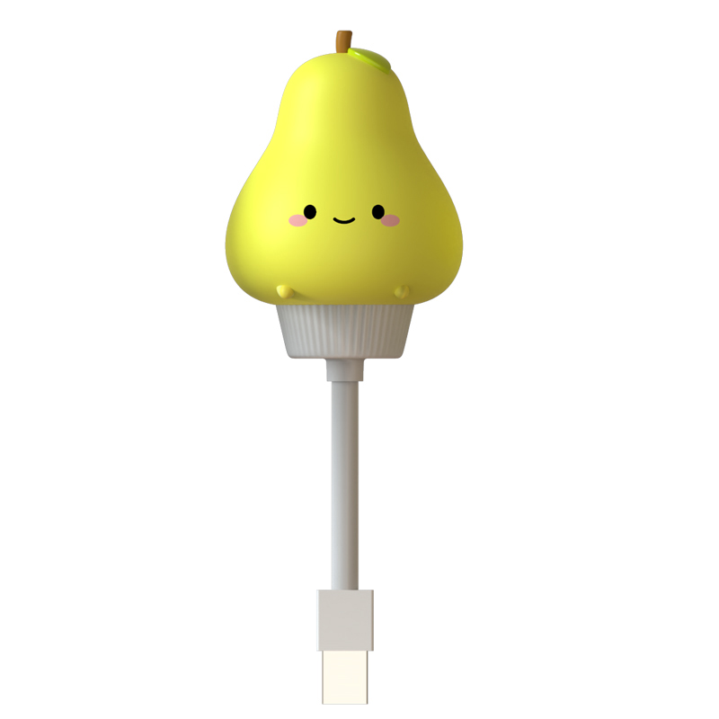 Đèn ngủ BoHA cắm USB Quả Lê đèn dùng làm việc trên lap top vào đêm, dèn ngủ dễ thương