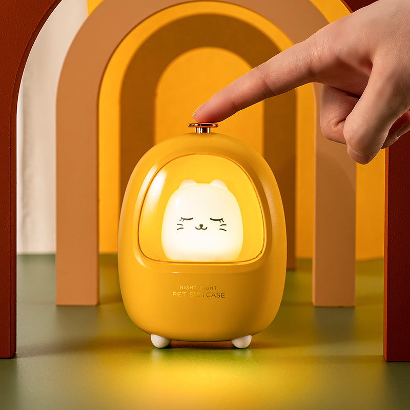 Đèn ngủ cầm tay hình con mèo BoHA Lamp người bạn đồng hành ánh sáng trong đêm tối