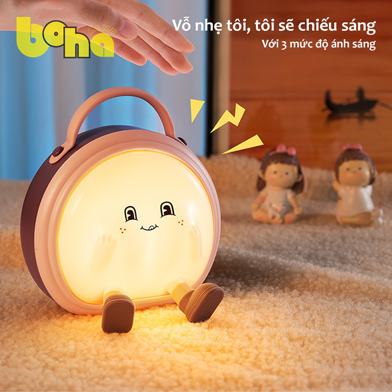 Đèn ngủ túi xách Hồng BoHA Lamp siêu dễ thương quà tặng người thương độc đáo lãng mạn